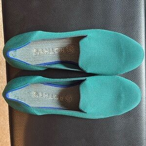 Rothy's Retired Jade Green Loafers